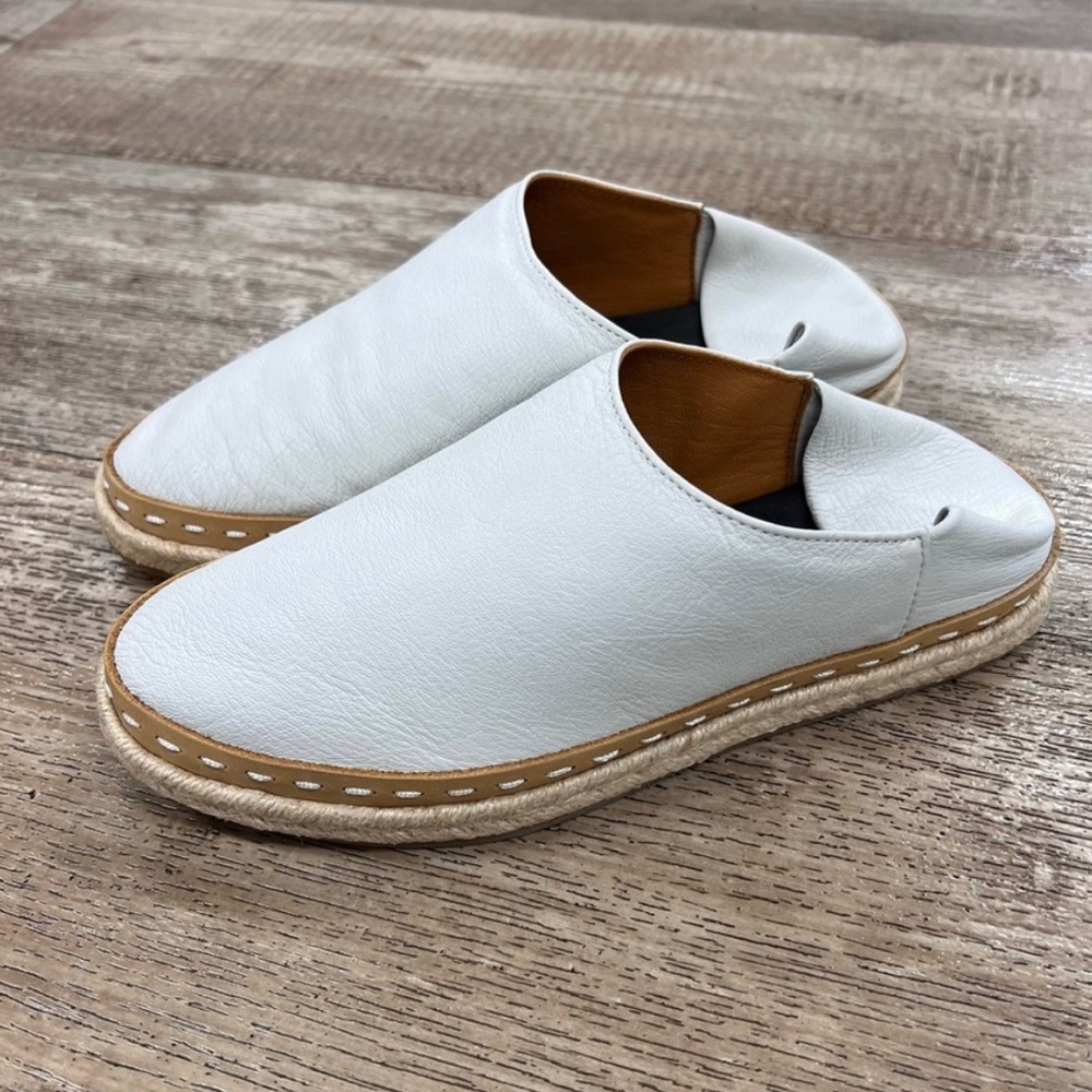 Rag & Bone Canyon Flats Slip On Espadrilles in Antique White SIZE 7 $250